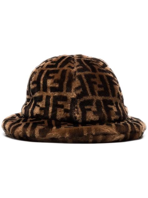 fendi womens hat|fendi fuzzy bucket hat.